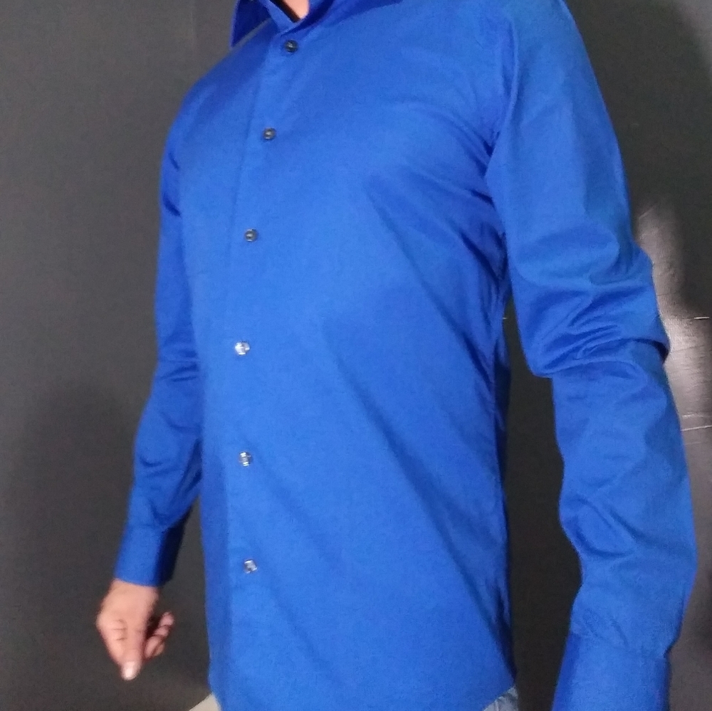Apt.9 blue dress shirt